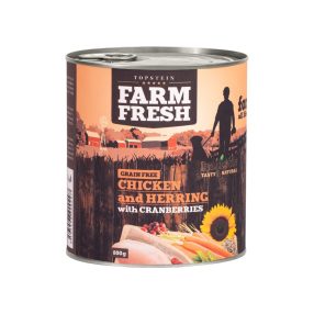 Farm Fresh Csirke és hering vörösáfonyával 400g