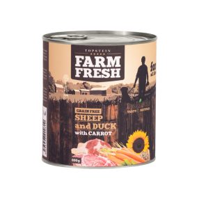 Farm Fresh Juh és kacsa sárgarépával 800 g 