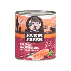 Farm Fresh Lazac és hering vörösáfonyával 375 g 